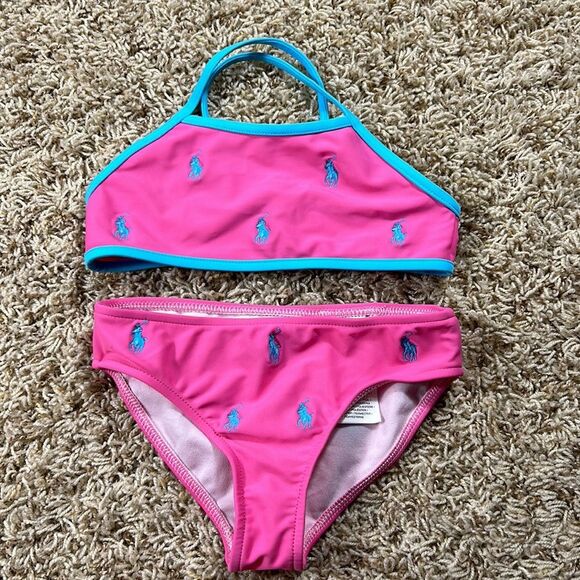 Polo Ralph Lauren- Girl’s Two Piece Bathing Suit- Size 2/2T